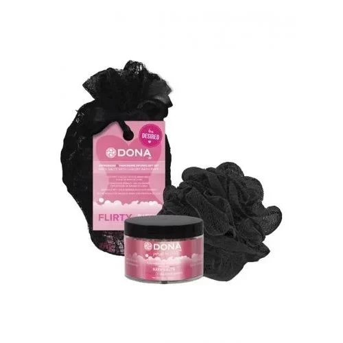 Sól do kąpieli z feromonami o zapachu kwiatowym Be desired giftset flirty