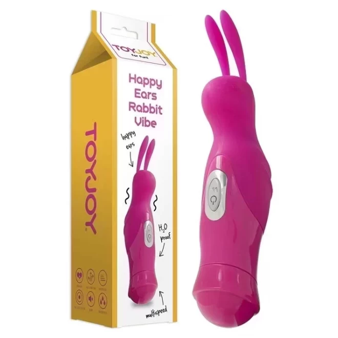 Masażer w kształcie króliczka Happy Ears Rabbit Vibe Hot
