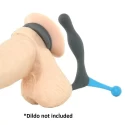 Optimale duo silicone c-ring / p-massager - black