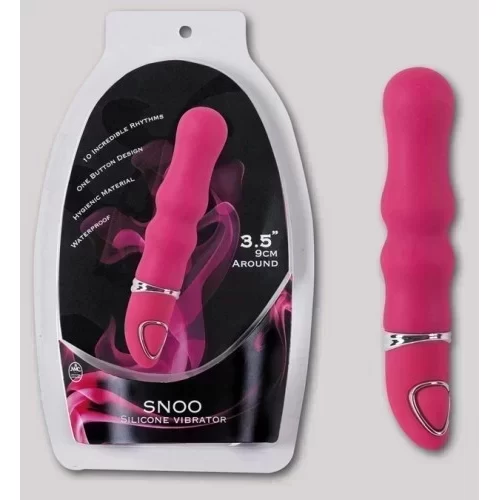 Snoo silikon vibrator , mini vibe,10 funktionen, pink, 9cm