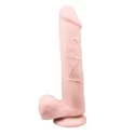 Dildo Dual Density Cock W Balls 12"