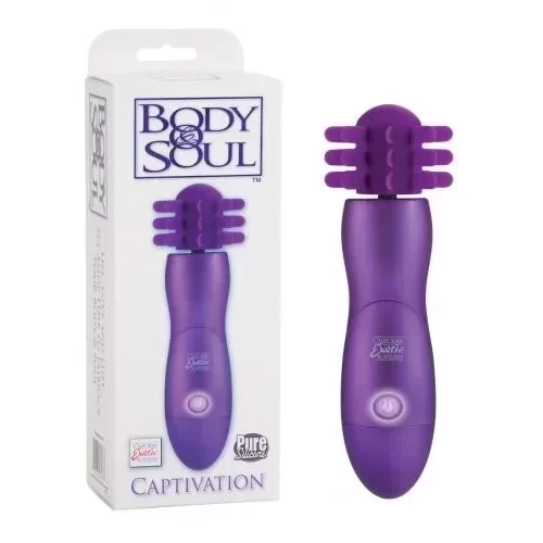 Body & soul captivation massager,rotierend,silikon,lila,19cm