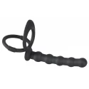 Black velvets cock & ball ring