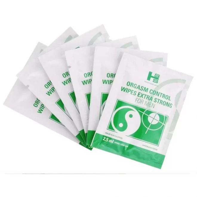 Orgasm Control Wipes 6szt