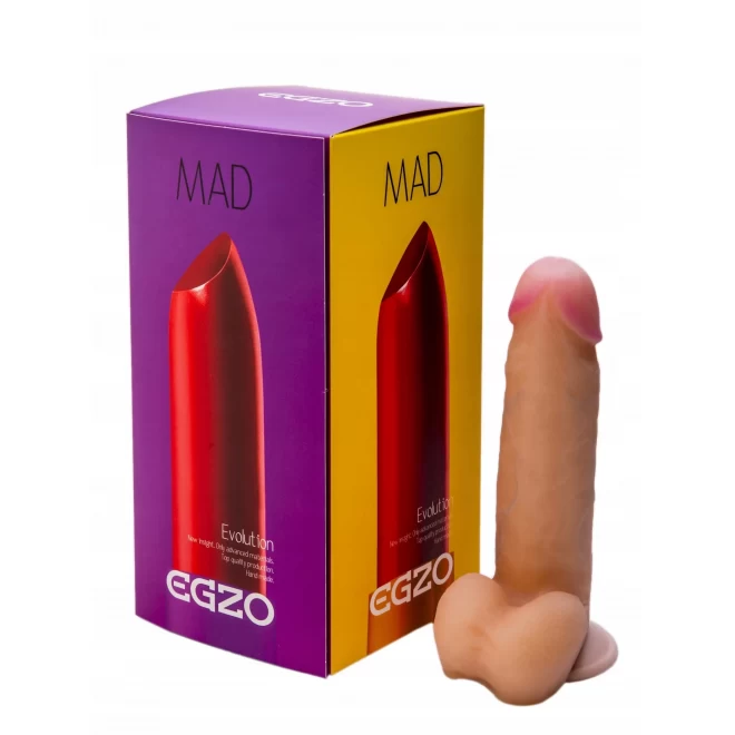 Egzo Mad Lipstick Dildo - suction cup