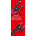 Bad kitty garters with clamps