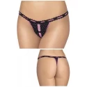 Kobiece otwarte stringi String with open crotch o-s