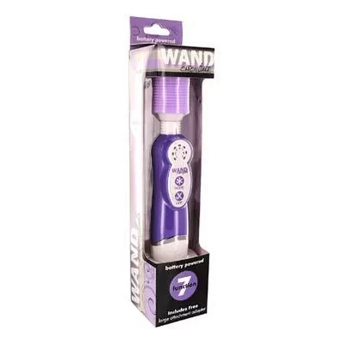 7 Vibration Settings Mini Wand Vibrator - Purple