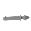 Wicked Thrill Dildo/Butt Plug - Grey