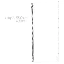 Chain With Clips - Gray