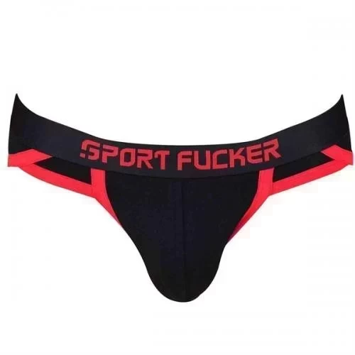 Slipy Shortstop Brief - black / red