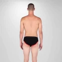 Slipy Shortstop Brief - black / red