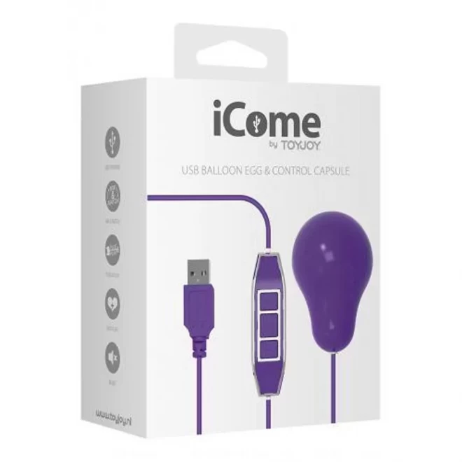 Wibrujące jajeczko Usb Balloon Egg Control Capsule