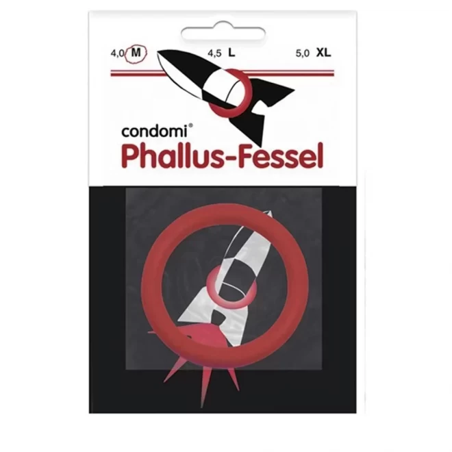 Silikonowy ring na penisa Phallus fessel 4cm