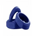Pierścienie erekcyjne (zestaw 3 szt.) - Tom Of Finland 3 Piece Silicone Cock Ring Set - Blue.