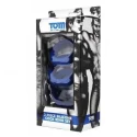 Pierścienie erekcyjne (zestaw 3 szt.) - Tom Of Finland 3 Piece Silicone Cock Ring Set - Blue.