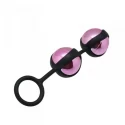 DUO PLEASURE BALLS. WEIGHTED STEEL BALLS INSIDE.