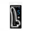 Renegade - 5" smooth dong - black