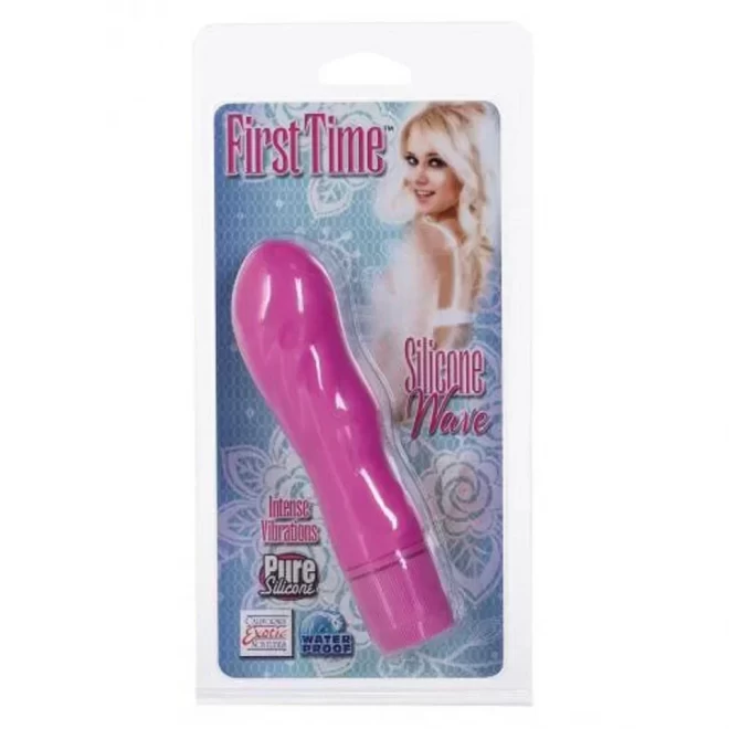 Wodoodporny wibrator First Time Silicone Wave (2 kolory)