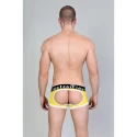 Classic pop-out soccer jock - lemon - m