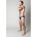 Parolee neoprene jock - black/grey - l