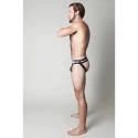 Parolee neoprene jock - black/grey - l
