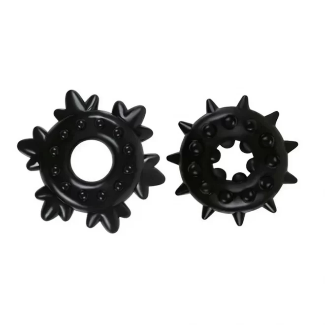 Renegade - spike rings - black