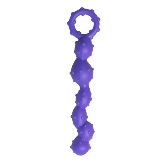 Easytoys Dotted Anal Beads - Purple