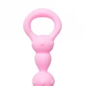 Easytoys Ribbed Anal Beads - Pink