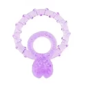 Ring na penisa i jądra Basicx double cockring purple 1inch