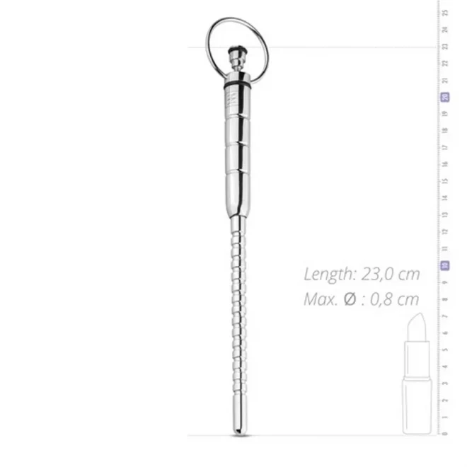 Vibrating dilator ribbed