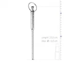 Vibrating dilator ribbed