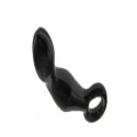 Szklane dildo w kształcie delfina Glassvibrations Glasdildo Dolphin Black