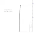 Single flat ended dilator 4mm