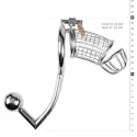 Metal Peniscage With Anal Hook