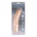 Purrfect Silicone Vibrator with large top Flesh
