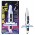 Plug analny z wibracjami Purrfect Plug Hellblau