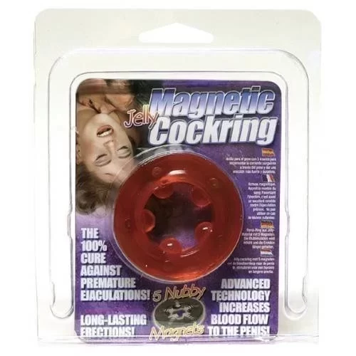 Żelowy pierścień na penisa Jelly Magnetic Cockring