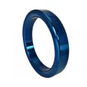 Stainless steel blueboy 8 mm. Ø 40 mm. flat body cock ring