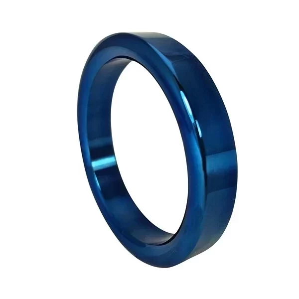 Stainless steel blueboy 8 mm. Ø 50 mm. flat body cock ring