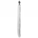 Extra Long Arctic Mink Tail Metal Anal Plug
