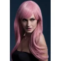 Fever Sienna Wig 26inch/66cm Pastel Pink Long Feathered with Fringe
