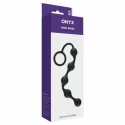 Onyx Silicone Anal Beads