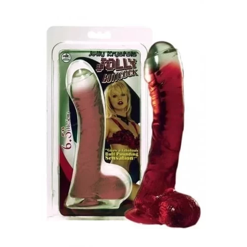 Żelowe dildo Lazy buttcock 6.5 dong 17 cm