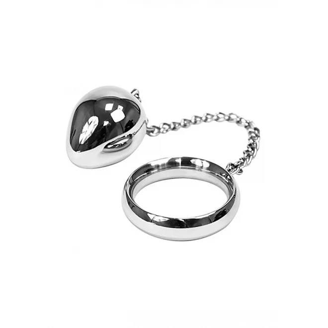 Donut c-ring anal egg (40/30mm) with chain