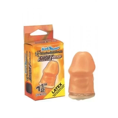 Lateksowa nakładka na penisa Head shockers short-head 1,5