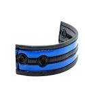 Neoprene racer ball strap - blue