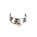 Locking men's collar with ring (15")