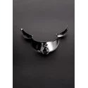 Locking men's collar with ring (13.5")