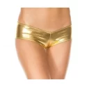 Micro metallic shorts GOLD